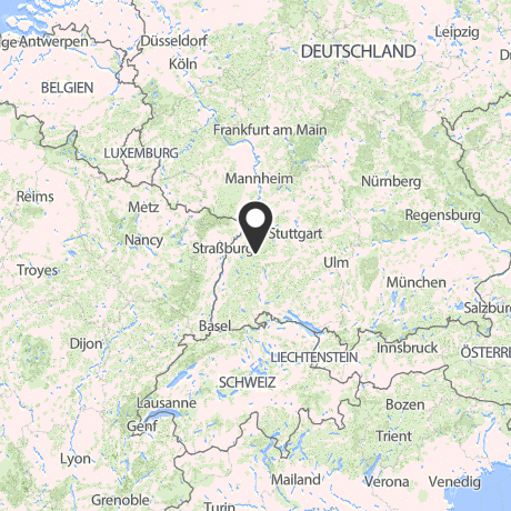 Veranstaltungsorte in Kartenansicht