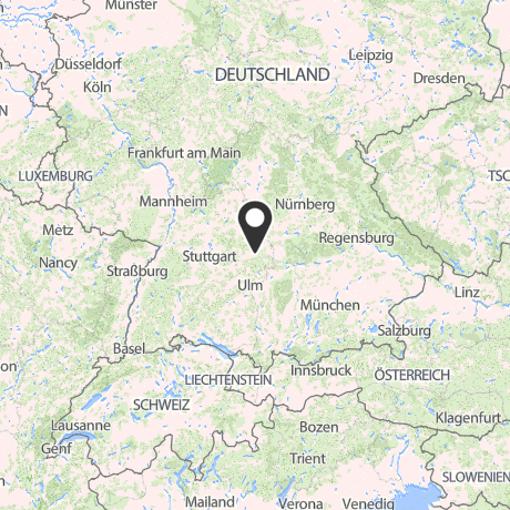 Veranstaltungsorte in Kartenansicht