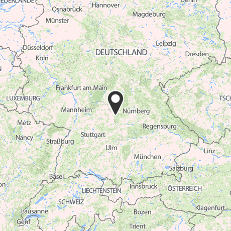 Veranstaltungsorte in Kartenansicht