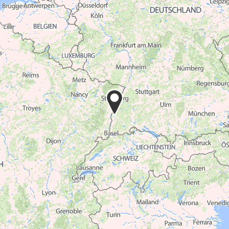 Veranstaltungsorte in Kartenansicht