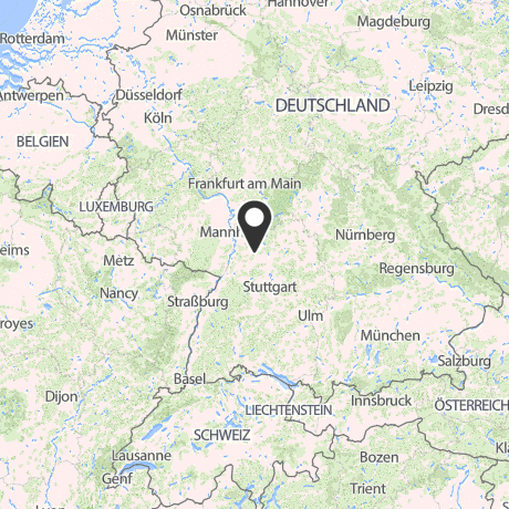 Veranstaltungsorte in Kartenansicht