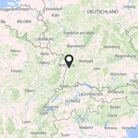 Veranstaltungsorte in Kartenansicht
