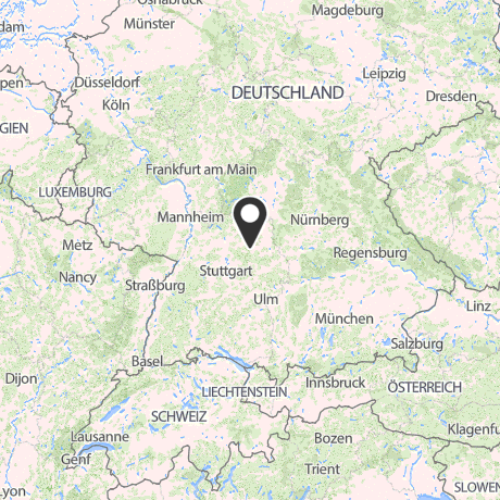 Veranstaltungsorte in Kartenansicht