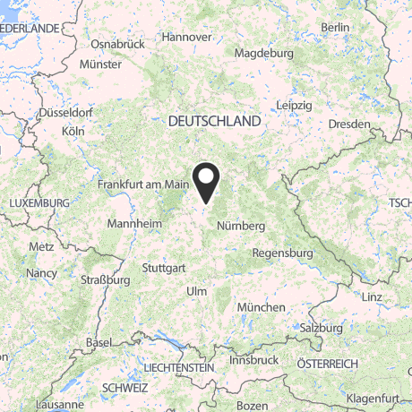 Veranstaltungsorte in Kartenansicht