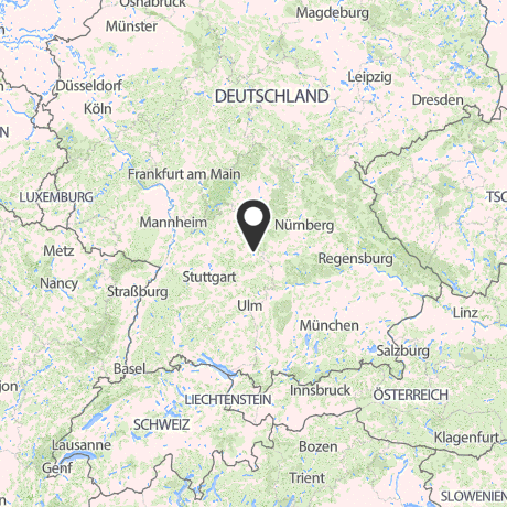 Veranstaltungsorte in Kartenansicht
