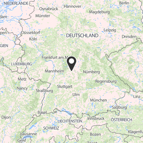 Veranstaltungsorte in Kartenansicht