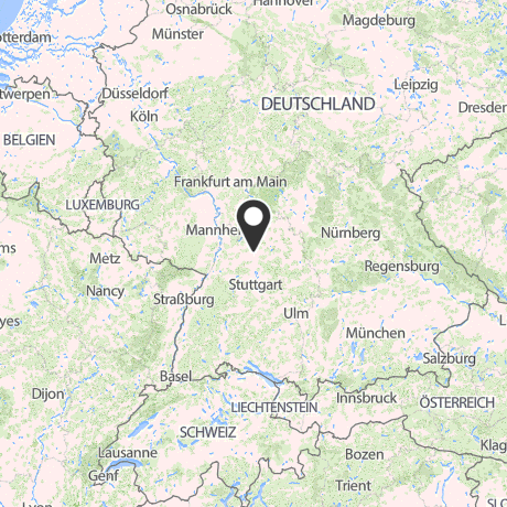 Veranstaltungsorte in Kartenansicht