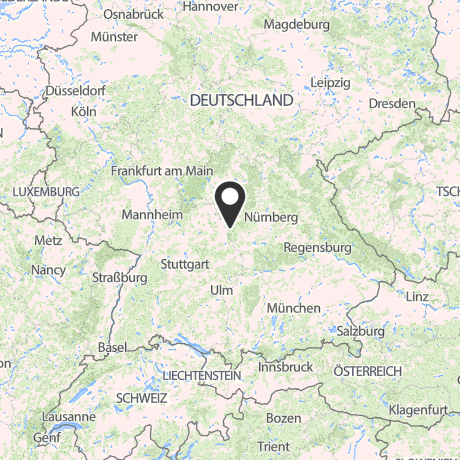 Veranstaltungsorte in Kartenansicht