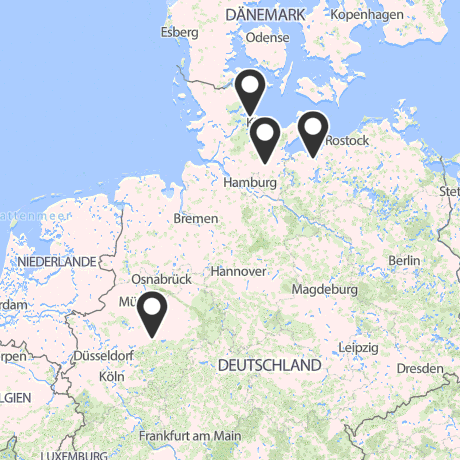 Veranstaltungsorte in Kartenansicht