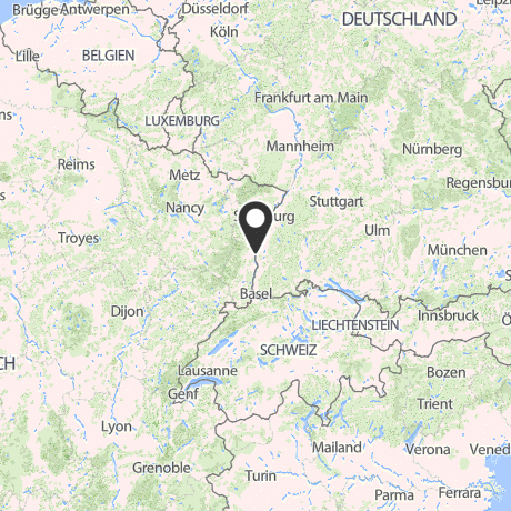 Veranstaltungsorte in Kartenansicht