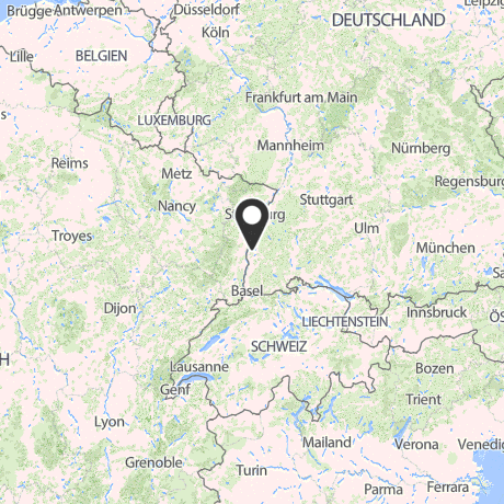 Veranstaltungsorte in Kartenansicht