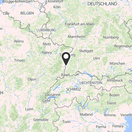 Veranstaltungsorte in Kartenansicht