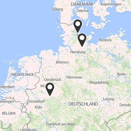 Veranstaltungsorte in Kartenansicht