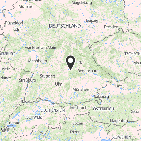Veranstaltungsorte in Kartenansicht