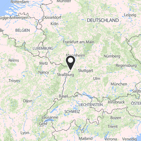 Veranstaltungsorte in Kartenansicht