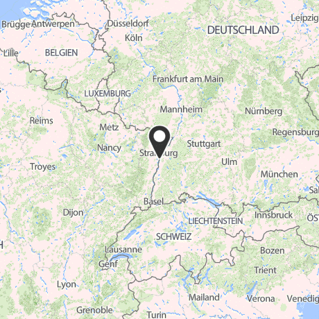 Veranstaltungsorte in Kartenansicht