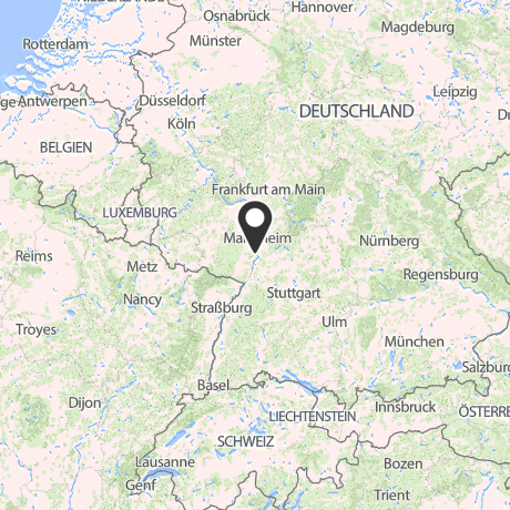 Veranstaltungsorte in Kartenansicht