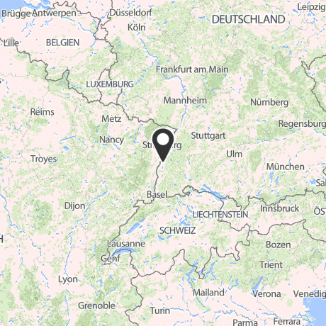 Veranstaltungsorte in Kartenansicht