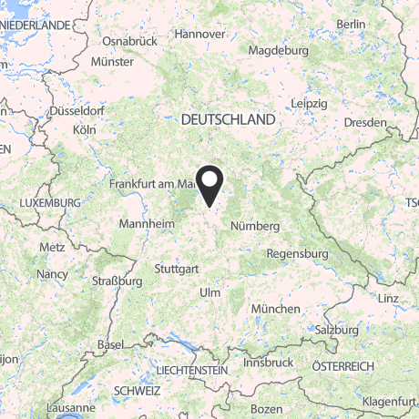 Veranstaltungsorte in Kartenansicht