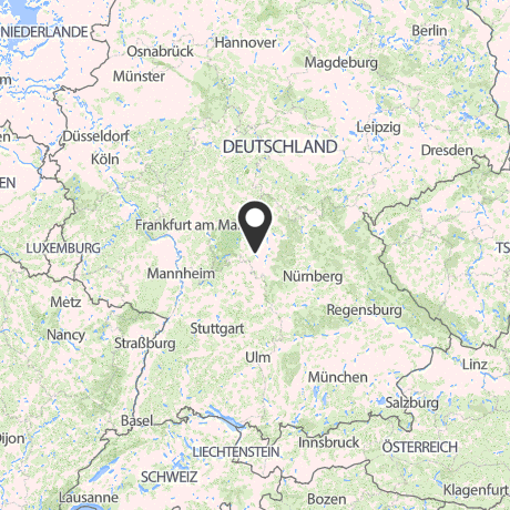 Veranstaltungsorte in Kartenansicht