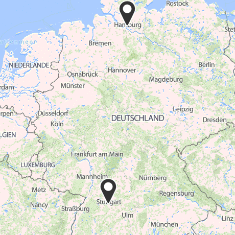 Veranstaltungsorte in Kartenansicht