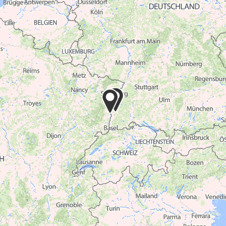 Veranstaltungsorte in Kartenansicht