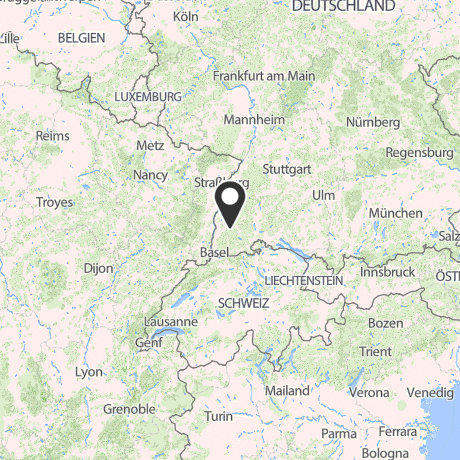 Veranstaltungsorte in Kartenansicht