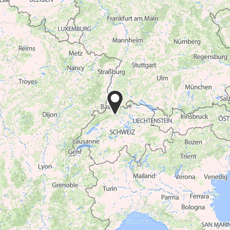 Veranstaltungsorte in Kartenansicht