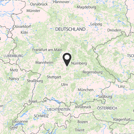 Veranstaltungsorte in Kartenansicht