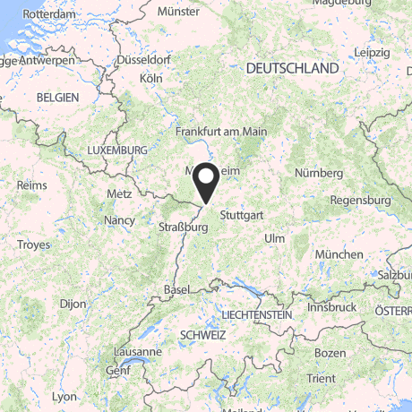 Veranstaltungsorte in Kartenansicht
