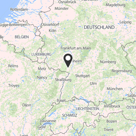Veranstaltungsorte in Kartenansicht