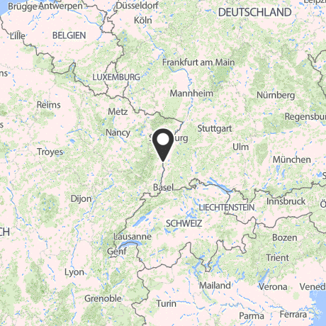 Veranstaltungsorte in Kartenansicht