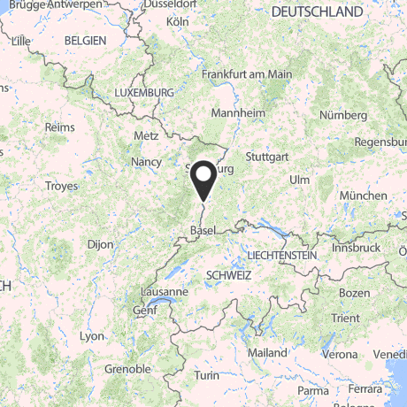 Veranstaltungsorte in Kartenansicht