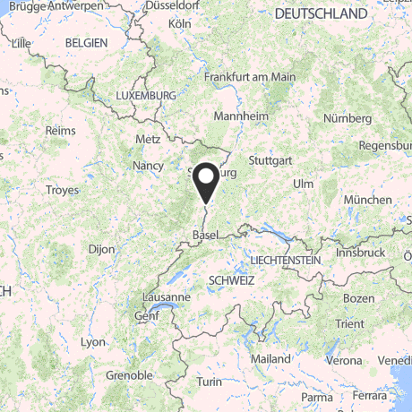 Veranstaltungsorte in Kartenansicht