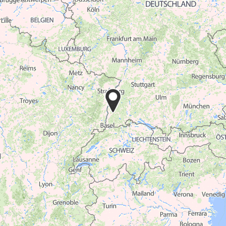 Veranstaltungsorte in Kartenansicht