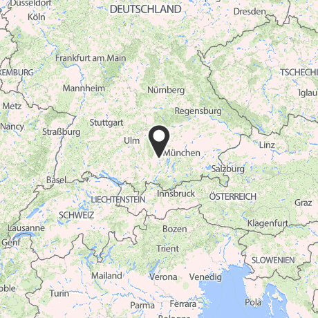 Veranstaltungsorte in Kartenansicht