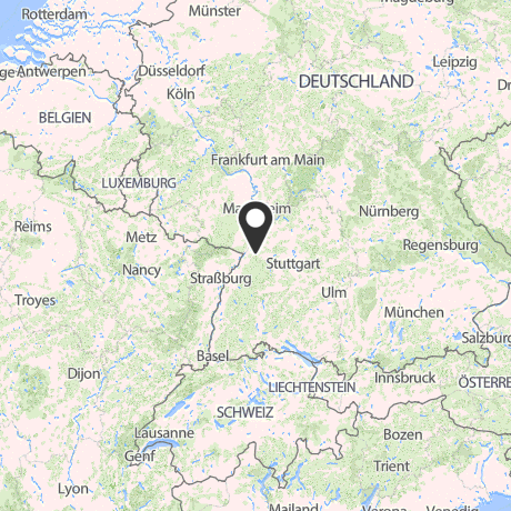 Veranstaltungsorte in Kartenansicht