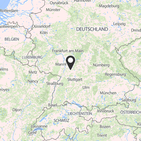 Veranstaltungsorte in Kartenansicht