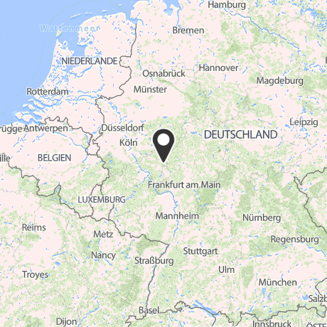 Veranstaltungsorte in Kartenansicht