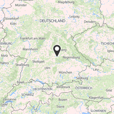 Veranstaltungsorte in Kartenansicht