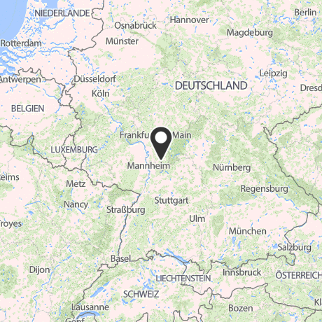 Veranstaltungsorte in Kartenansicht