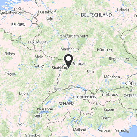 Veranstaltungsorte in Kartenansicht