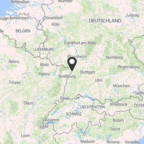 Veranstaltungsorte in Kartenansicht