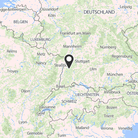 Veranstaltungsorte in Kartenansicht