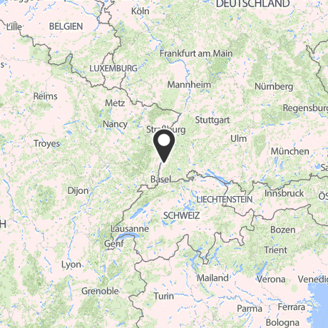 Veranstaltungsorte in Kartenansicht