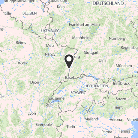 Veranstaltungsorte in Kartenansicht
