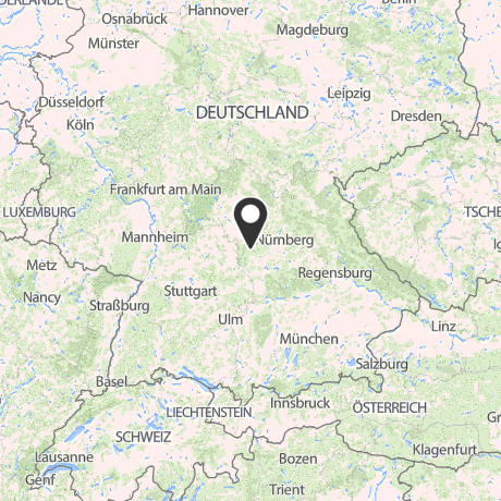 Veranstaltungsorte in Kartenansicht