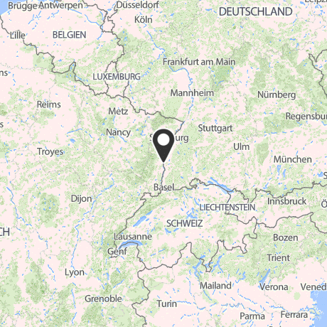 Veranstaltungsorte in Kartenansicht