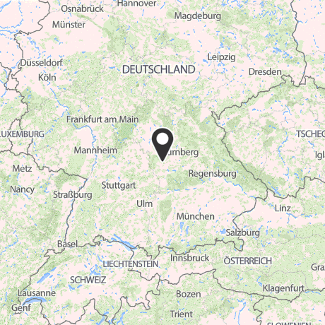 Veranstaltungsorte in Kartenansicht