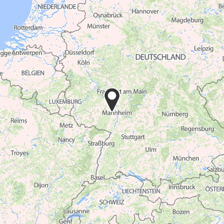 Veranstaltungsorte in Kartenansicht